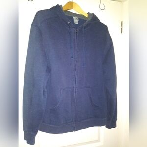 Champion Navy Blue Hoodie Sz M